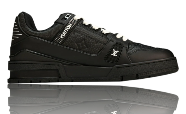 Louis Vuitton LV Trainer Low 'Monogram Black Embossed' by Virgil Abloh