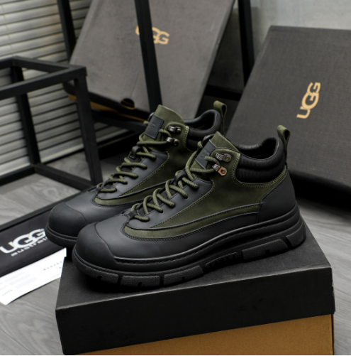 Men's Olive & Black High-Top Tactical Boot