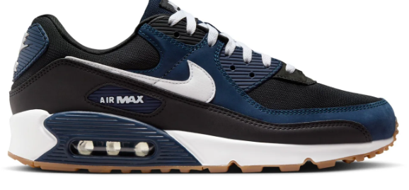 Nike Air Max 90 – Men's (Midnight Navy / Black / White)