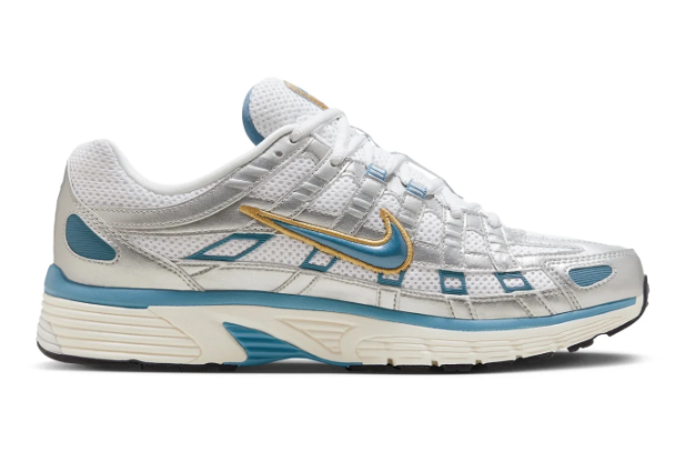 Nike P-6000 'Metallic Silver Aegean Storm' | Retro Running Trainer