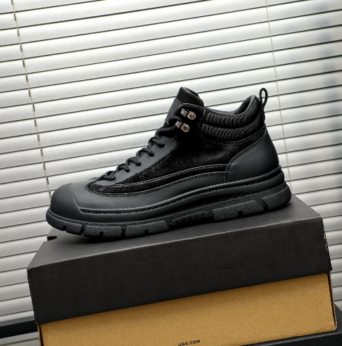 UGG Men's High-Top Sneaker — Triple Black