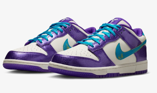Nike Dunk Low PROTRO 'Draft Pack' | Fierce Purple / Blue Lagoon / Sail