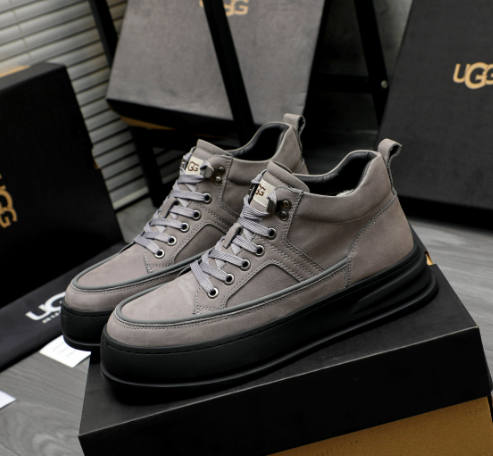 UGG Men's High-Top Sneaker — Grey/Black