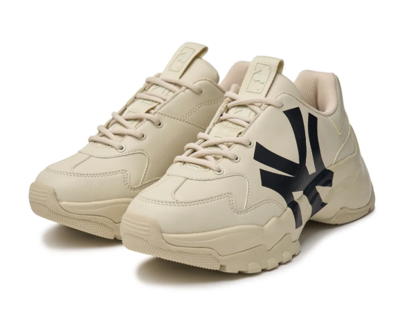 MLB Big Ball Chunky A 'NY Yankees' Sneaker in Beige