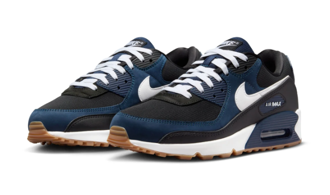 Nike Air Max 90 – Men's (Midnight Navy / Black / White)