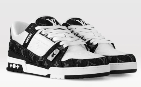 Louis Vuitton LV Trainer Sneakers 'Black White Monogram'