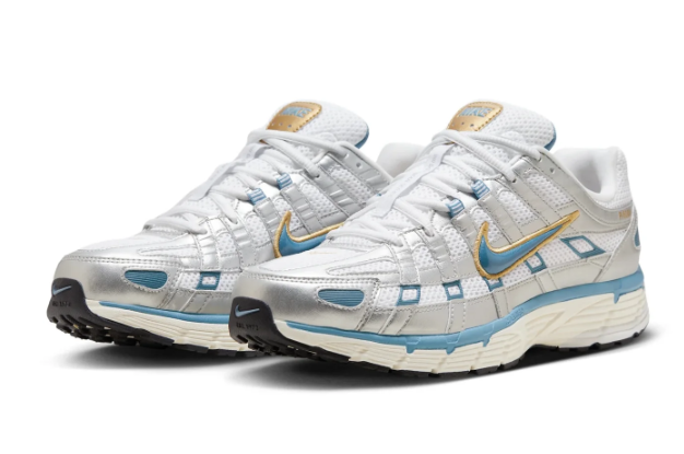 Nike P-6000 'Metallic Silver Aegean Storm' | Retro Running Trainer