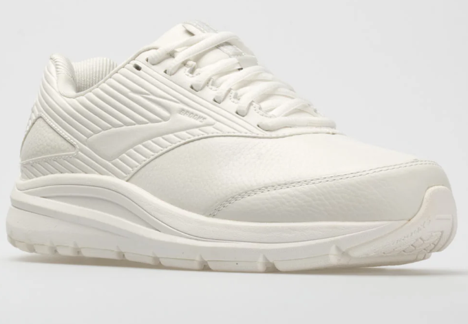 Brooks Addiction Walker 2 – Women's Walking Shoe (White / White)