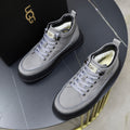 UGG Men's High-Top Suede Sneaker — Grey with Shearling
