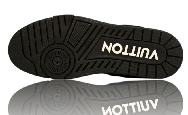 Louis Vuitton LV Trainer Low 'Monogram Black Embossed' by Virgil Abloh