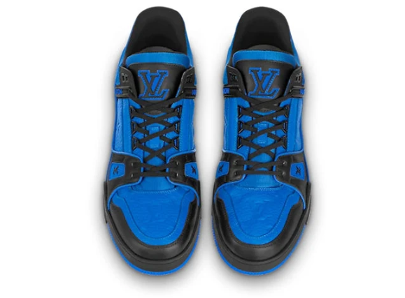 Louis Vuitton Trainers 'Blue Monogram with Black' 1A8WF5