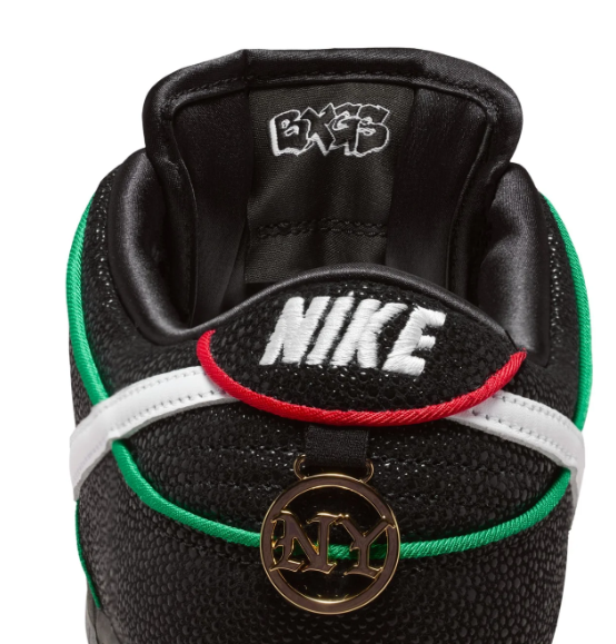 Nike SB Dunk Low Pro QS | Black / White / Challenge Red