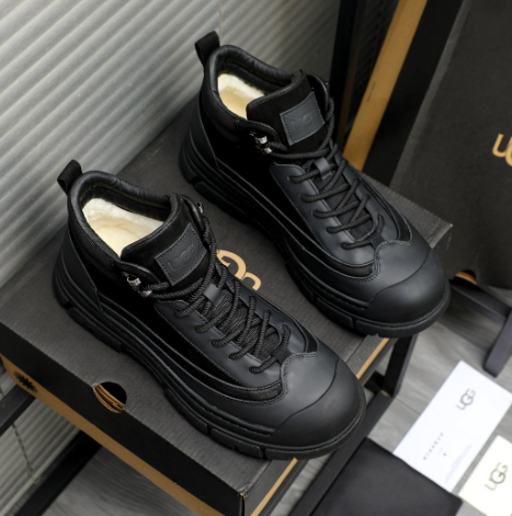 UGG Men's High-Top Sneaker — Triple Black