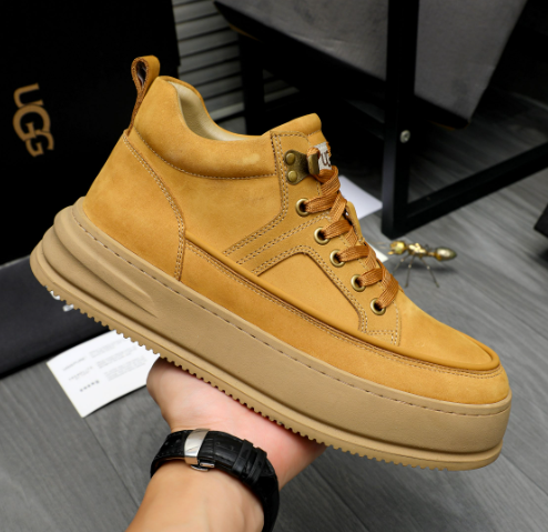 UGG Men's High-Top Sneaker — Chestnut/Shearling