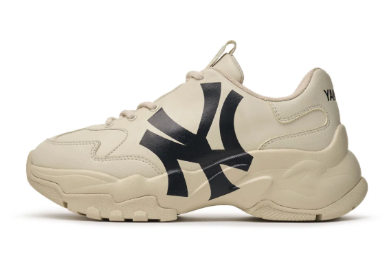MLB Big Ball Chunky A 'NY Yankees' Sneaker in Beige