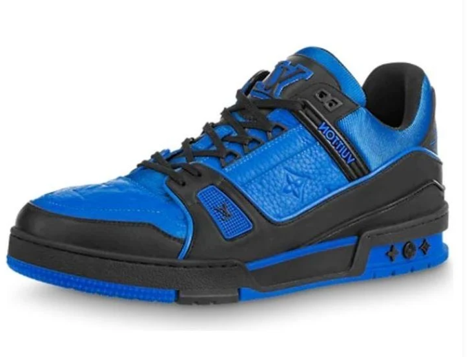 Louis Vuitton Trainers 'Blue Monogram with Black' 1A8WF5