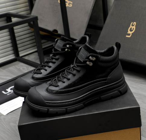 UGG Men's High-Top Sneaker — Triple Black